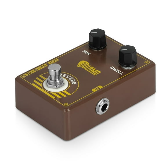 Sorven Guitar Reverb Pedal Guitar Reverb Guitar Effects Pedal Dwell/Mix DC 9V 6.35mm Input/Output Interface Analog Amplifier Spring Reverb Electric Guitar Effector with True Bypass Aluminum Alloy