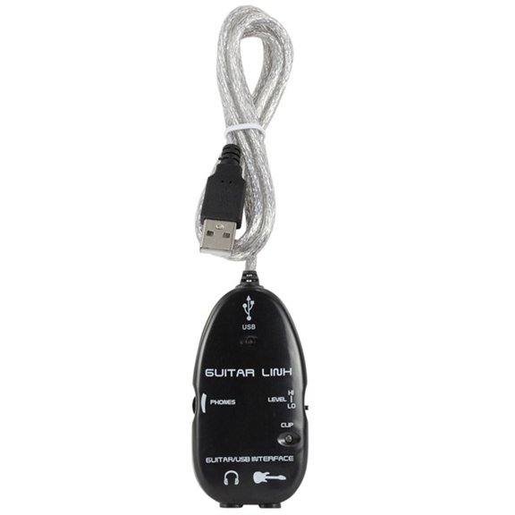 Sorven Guitar to USB Interface Link Cable Guitar Guitar to USB Interface Link Cable Adapter Audio Connector Recorder for PC/Computer