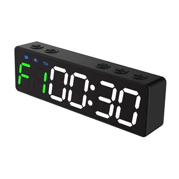 Sorven Gym Stopwatch Timer Mini Gym Timer Rechargeable Stopwatch Portable Countdown/up Clock with Magnetic Back for Home Gym Fitness Training