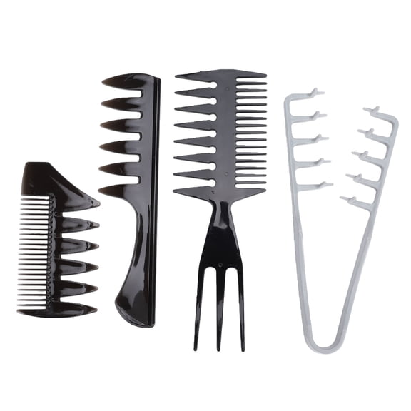 Sorven Hair Styling Comb Set for Men Texture Hair Styling Comb Set for Men Wide Tooth Texture Combs Barber Hairstylist Comb for Quiff Pompadour Hairstyles