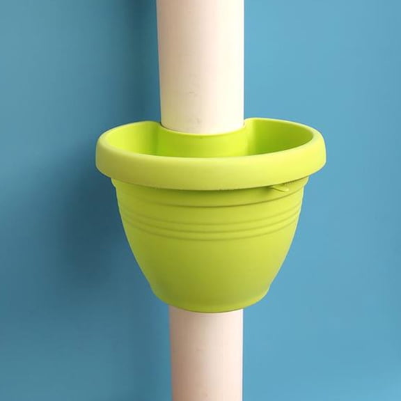 Sorven Hanging Flowerpot Drain Pipe Flower Pot, Beautiful Hanging Drain Tube Garden Planter for Balcony