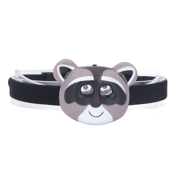 Sorven Head Flashlight Kids Headlamp, Raccoon Appearance LED Headlamp for Reading for Hiking for Outdoors for Children