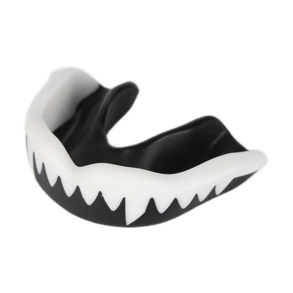 Sorven Hockey Teeth Guard Mouth Guard, Guard Shock Absorbing for Football Basketball for Lacrosse Hockey for Athletes for Men Women Black+White