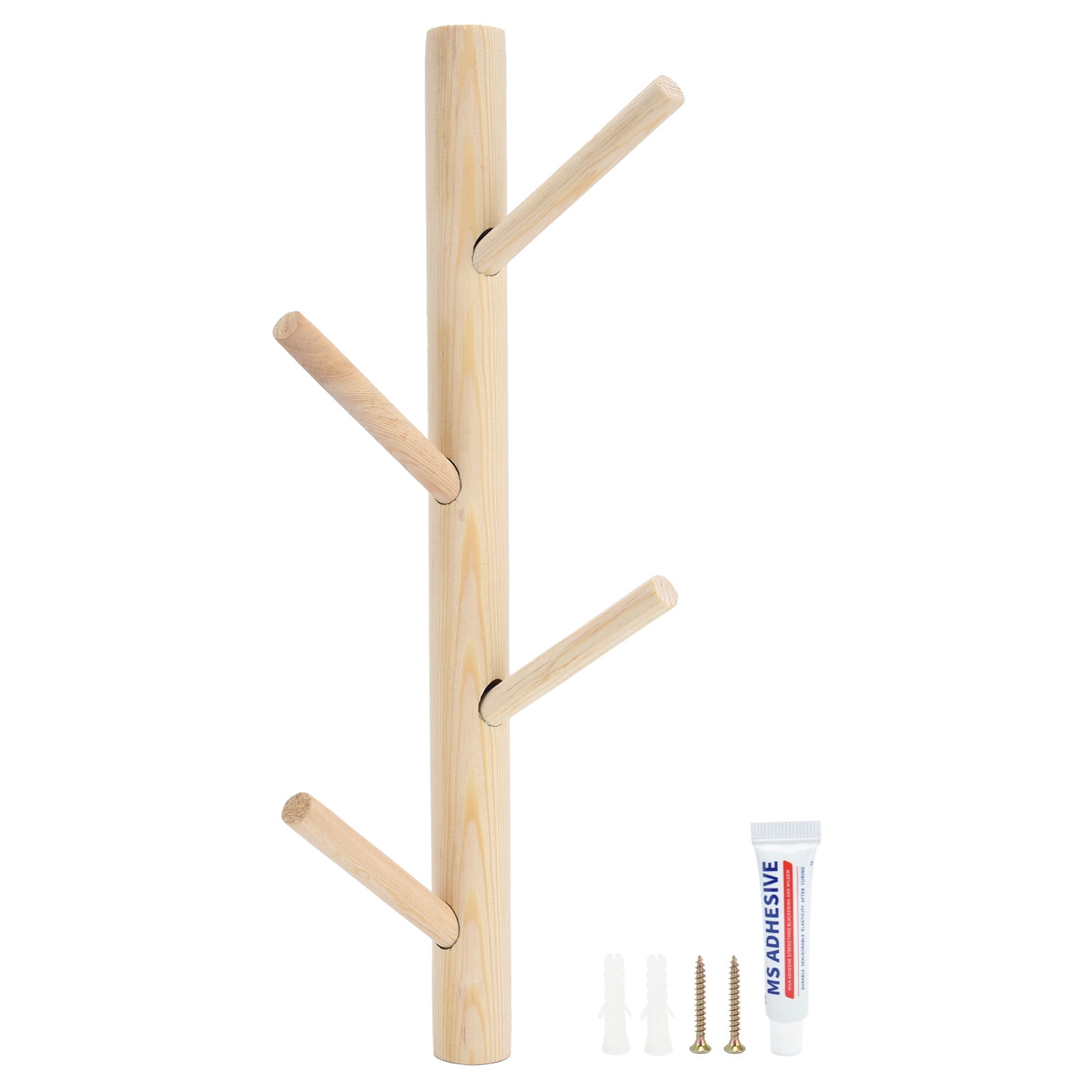 Sorven Home Supplies Tree-Shaped Hat Rack, Wall-Mounted Coat Rack ...