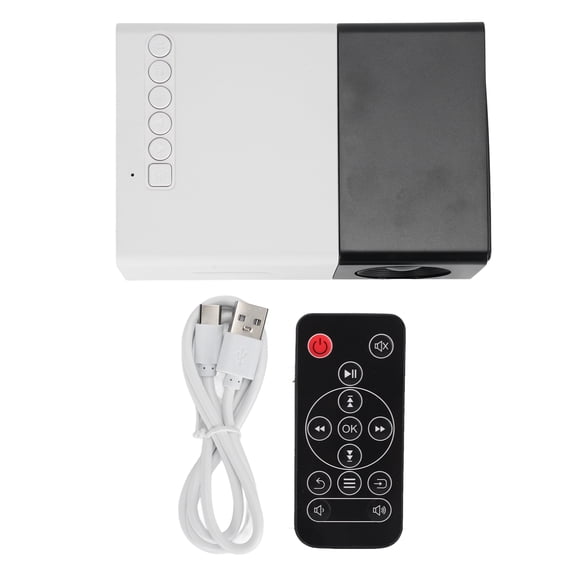 Sorven Home Theater ProjectorCompact Projector, 1080P HD Projector 5V 2A for Movie Night