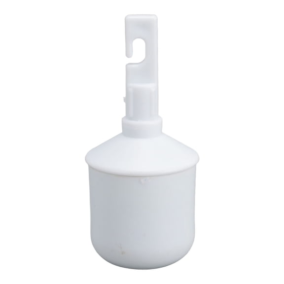 Sorven Hook Cane Tip Hook Style White Cane Tip, Sturdy Structure Easy Installation Hook Type Cane Tip Anti Slip Convenient Close Fit Puncture Resistant for Blind Walking Cane