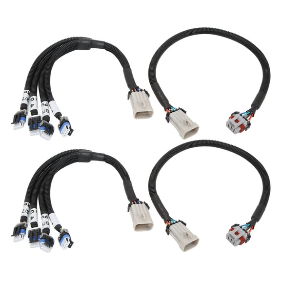 Sorven Ignition Coil Harness Ignition Coil Extension Harness, Ignition Coil Pack Relocation Kit 4pcs for LS6 LS1