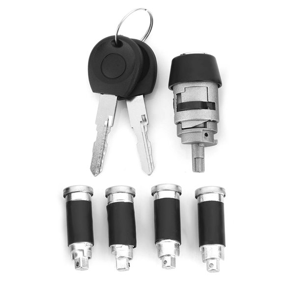 Sorven Ignition Starter Ignition Lock, Rugged High Strength 357905855B with 2 Keys for Car Accessories