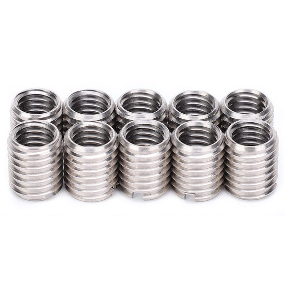 Sorven Insert Nut Thread 10Pcs Insert Nut Thread Repair Sleeve Threaded Bushing Screw Reducing Conversion Tool
