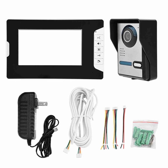Sorven Intercom Kit Video Intercom System, Night Doorbell Intercom Kit for Office Apartment for Villa Home