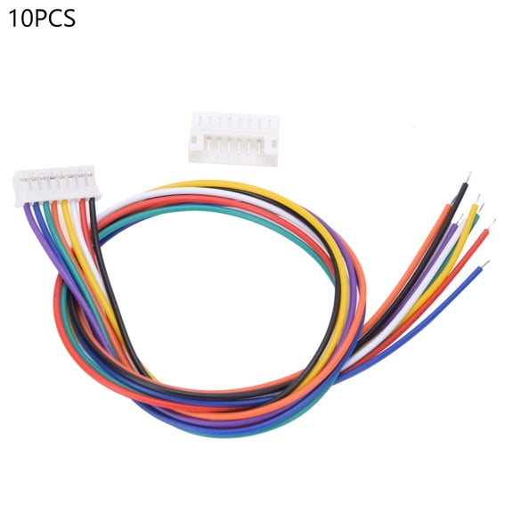 Sorven JST PH 2.0mm Connector Cable 2.0mm 10 Sets JST PH 2.0mm 8-Pin Male Female Connector Plug Wire Cable 30cm