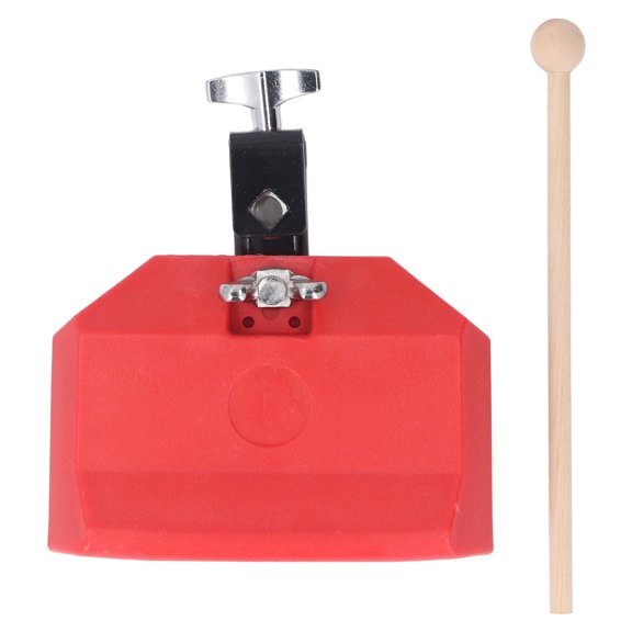Sorven Jam Block Percussion Instrument Jam Block, Jam Block Percussion Instrument Hard Plastic for Cowbell Stand