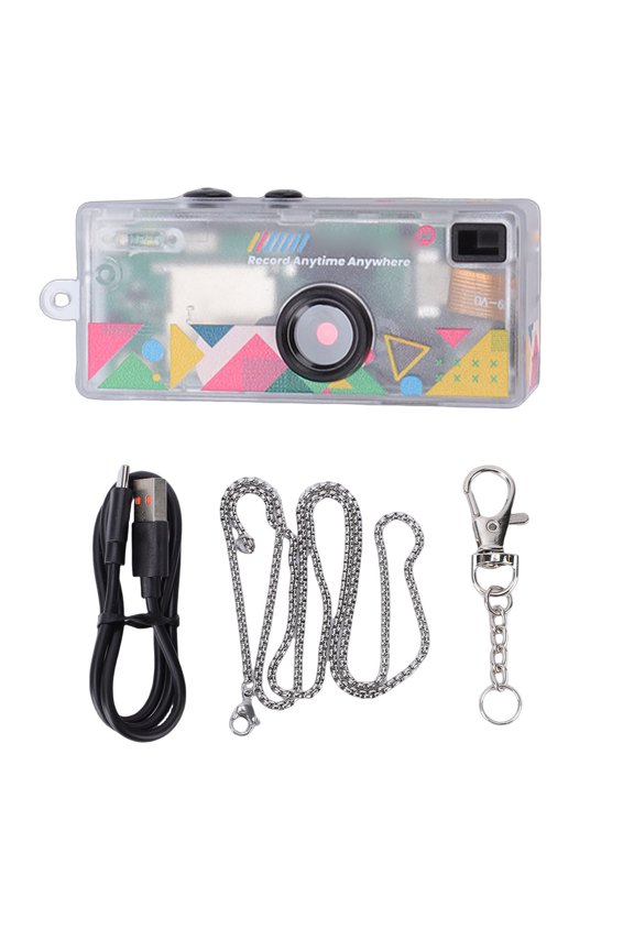 Keychain Camera Camera Keychain Digital Camera 0.96 Inch Screen Thumb Camera 1080P Portable Small Camcorder with Flash Light Autofocus Wide Angle