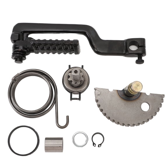 Sorven Kick Starter Lever Replacement Kick Starter Idle Gear Set, Kick Start Shaft Gear Lever Kit Solid Construction for GY6 49CC To 100CC Scooter