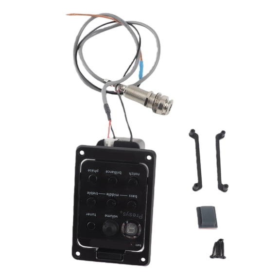 Sorven LED Display Guitar Preamplifier Guitar Preamp, Volume Control Guitar Preamp EQ Equalizer for Presys Plus