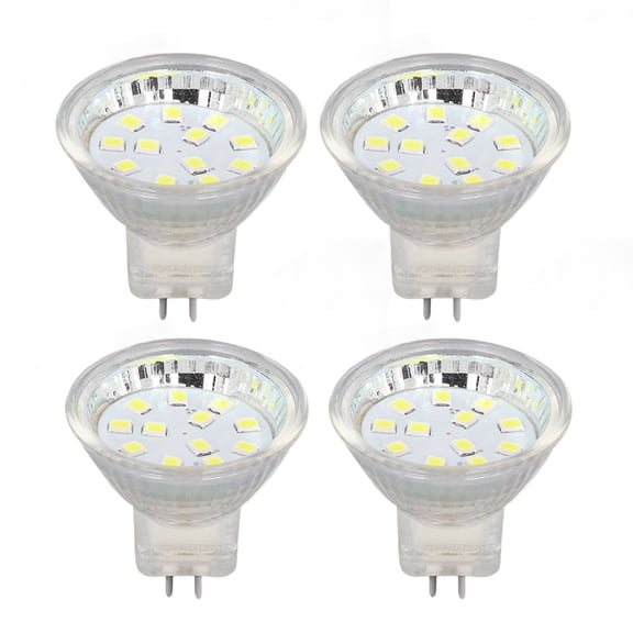 Sorven LED Light Bulb Spot Light Bulb, MR11 Bulb 4PCS for Living Room for Office Cold White 6000K