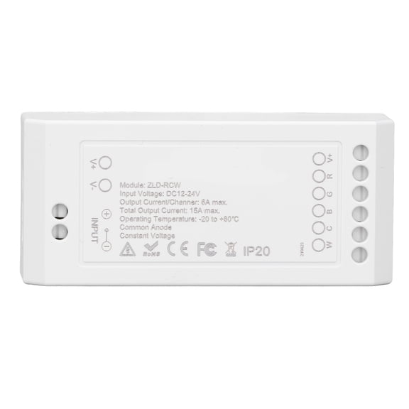 Sorven LED Light Strip Controller LED Strip Controller, LED Driver DC 12~24V with App for Upstairs for Dining Room