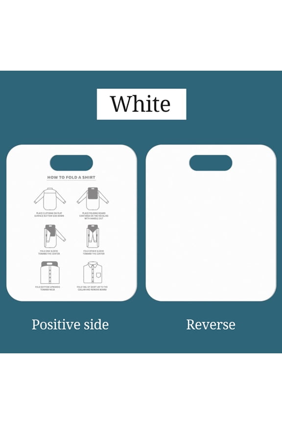 Laundry Fold Board T Shirt Fast Folder, Round Corners Easy to Use Clothes Folding Board, PP Material Strong sturdy Organizer for Home Storage with Laundry Fold Board for School