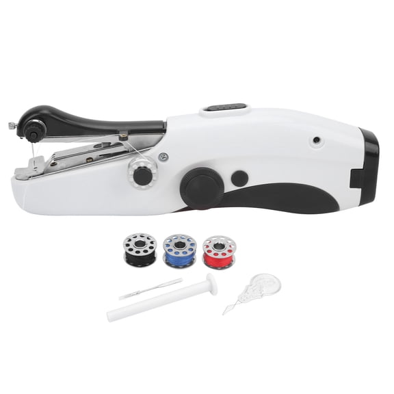 Sorven Leather Sewing Machine Handheld Sewing Machine, Portable Hand Sewing Machine for Home for Traveling Black