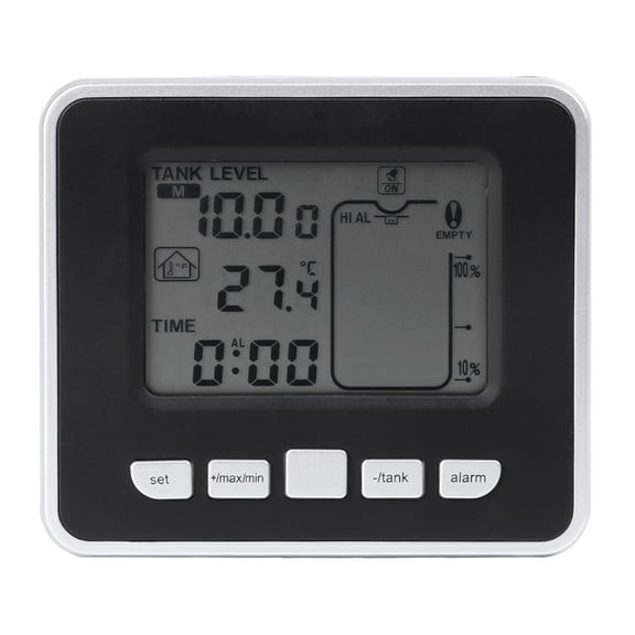 Sorven Liquid Depth Sensor Sensor Ultrasonic Water Tank Liquid Depth Level Meter Sensor with Temperature Display