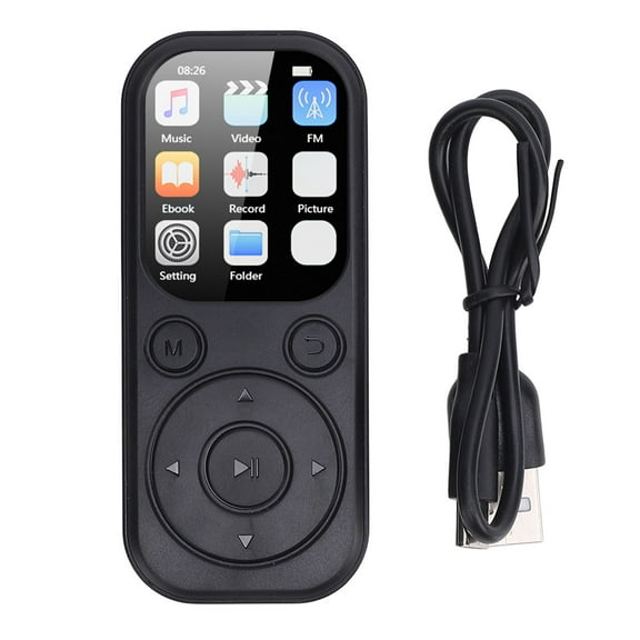 Sorven MP3 Player 5.4 MP3 Player with Large Storage Capacity, HiFi Sound Quality, Compact Design, Supports 128GB Memory Card, 48-Hour Playback Time, Multi Functional, 2.01 Inch IPS Screen,