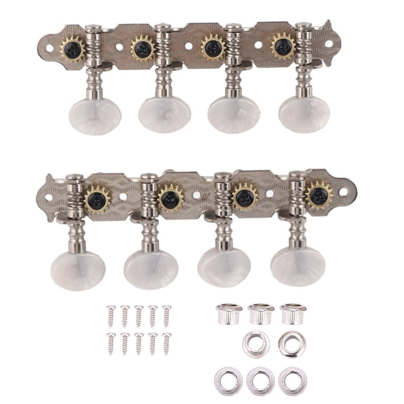 Sorven Mandolin Tuning Pegs Funien 8 String Mandolin Tuning Pegs, Comes with 4 left and 4 right tuners, 4 tuning key pegs, for Mandolin Instruments Accessory with complete fittings, standard 25mm