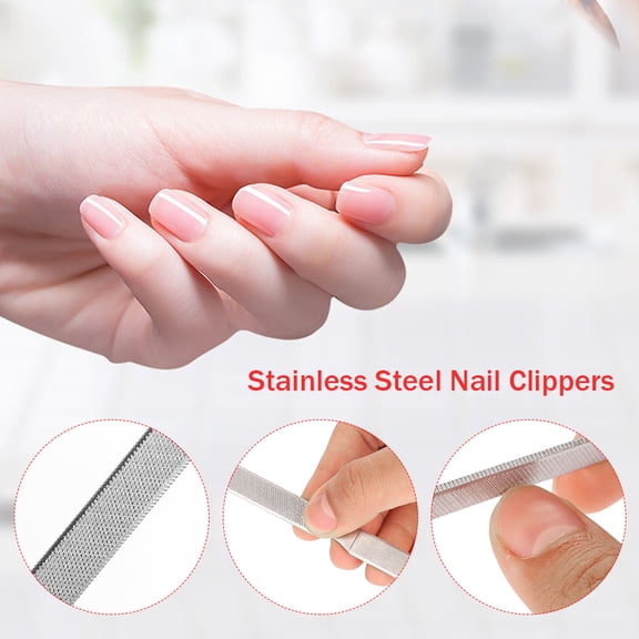 Sorven Manicure Tool Stainless Steel Metal File Toe Finger Cuticle Nipper Nail Cutter Plier Scissors Manicure Tool