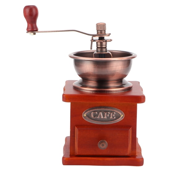 Sorven Manual Coffee Grinder Mini Vintage Hand Cranked Coffee Bean Mill Manual Coffee Grinder for Household Use