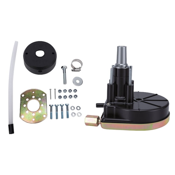Sorven Marine Boat Steering Helm Unit Steering Boat Steering Helm Unit with Bezel Stable Steering Control for 55horsepower Outboard Motor