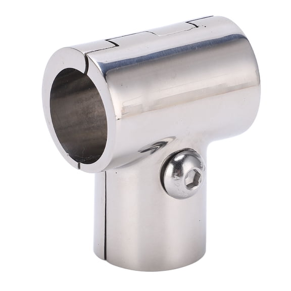 Sorven Marine Hand Rail Fitting Tee Pipe Connector, Detachable T Shape Pipe Fitting for Marine Ships Yachts Hand Rail Fitting