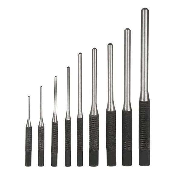 Sorven Mechanics Punch 9PCS Steel Roll Pin Punch Set, Mechanical Tool Kit with Steel Centre Punches, Great for Breaking Walls, Concrete, Stone