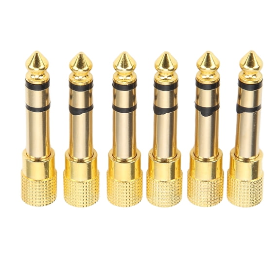 Sorven Microphone Adapter Headphone Adapter, Small Audio Jack Converter for Amplifier Mixing Console