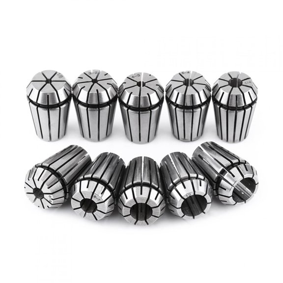 Sorven Milling Lathe Tool High Precision Spring Steel Collet Set CNC Milling Lathe Tool 10pcs ER20