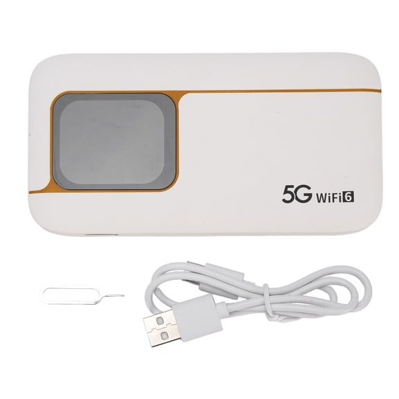 Sorven Mobile Hotspot with Sim Card Slot5G Mobile Hotspot, WiFi 6 USB C Mobile Hotspot for Home