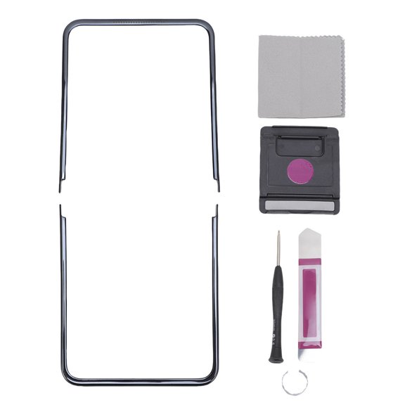 Sorven Mobile Phone Screen BezelPhone LCD Display Panel Bezel, Professional Phone Middle Bezel Frame Bezel with Repair Tools for Cellphones Replacement for Moto Razr 50