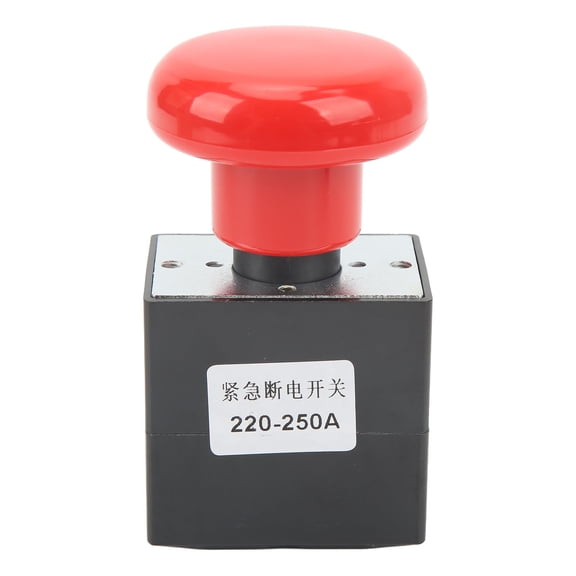 Sorven Momentary Stop Box Momentary Stop Switch, IP67 Waterproof Emergency Stop Button Switch for Vehicles Forklifts