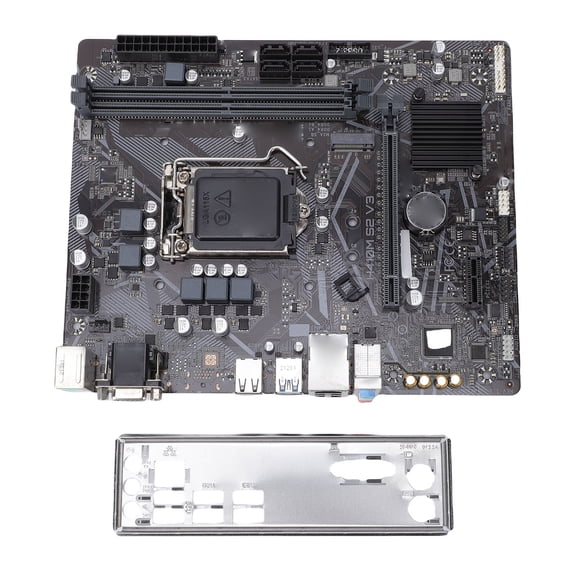 Sorven Motherboard Support for LGA 1200H410M V3 S2 M ATX Motherboard Dual Channel DDR4 DIMM PCI E 3.0 Serial ATA III USB3.2 Gen1 RJ45 Desktop Motherboard Support for LGA 1200