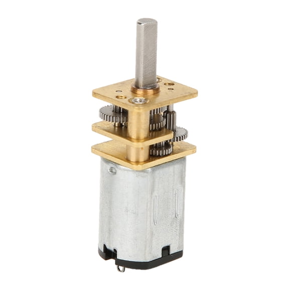 Sorven Motor Metal DC 3V Gear Motor with Great Workmanship, 15-1000RPM for Professional Design and Easy Replacement