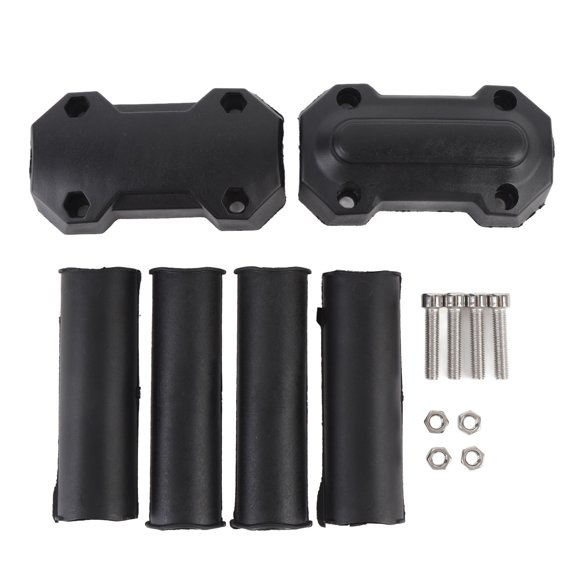 Sorven Motorcycle Bumper Protector Motorcycle Engine Bumper Blocks, Engine Guard Bumper Block Universal for 22 25 28mm Engine Guards