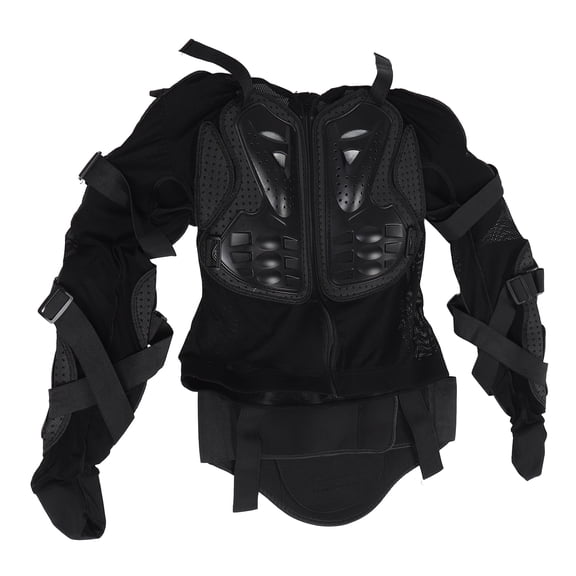 Sorven Motorcycle Full Body Armor Jacket Motorcycle Protective Jacket Armor High Grade PE Shell EVA Pads Black ATV Off Road Vehicles