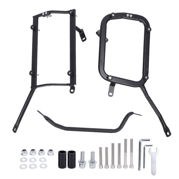 Sorven Motorcycle Side Luggage Bracket Holder Motorcycle Side Luggage Rack, Metal Motorcycle Side Luggage Rack Holder for TRK 502x