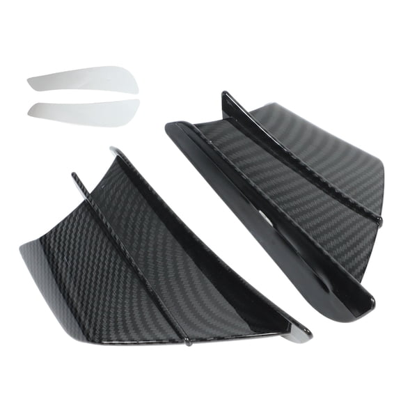 Sorven Motorcycle Wing Set Side Fairings Winglets, Motorcycle Wind Wing Carbon Fibre Style for Motorbike