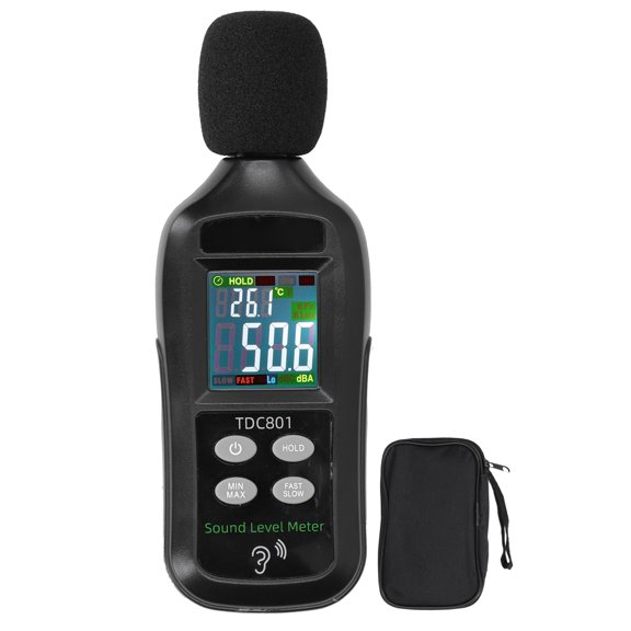 Sorven Noise Tester Noise TDC801 Noise Decibel Tester LCD Display Digital Sound Level Meter Monitor 35dB-135dB