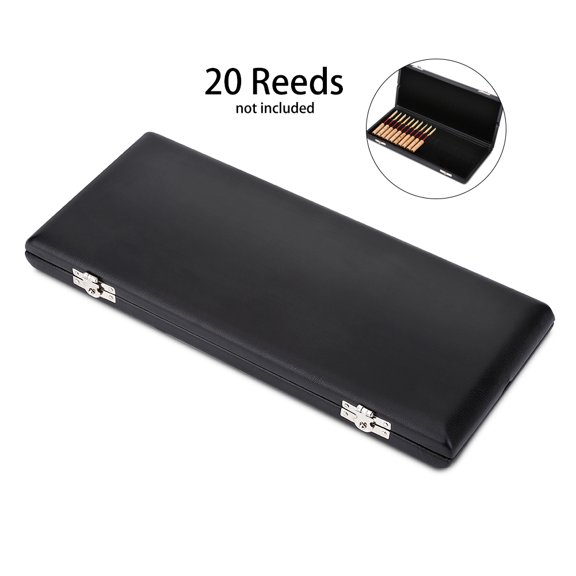 Sorven Oboe Reeds Case Wooden PU Leather Cover Case Holder Storage Box for Oboe Reeds Solid sturdy Safe Breathable Elegant Compact Portable #1