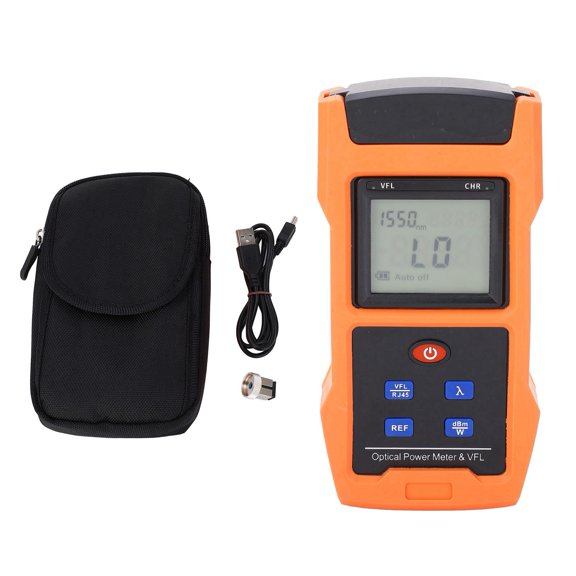 Sorven Optic Cable Tester Optical Power Meter and Visual Fault Locator 2 in 1 Fiber Tester for Telecom and Cable TV Maintenance USB Rechargeable