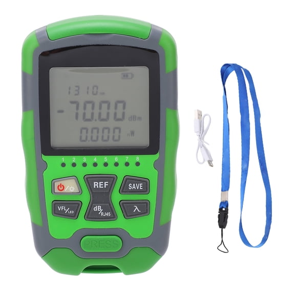 Sorven Optical Power Meter Optical Power Meter Red Light Fiber Optic Cable Power Tester USB Charging Cable