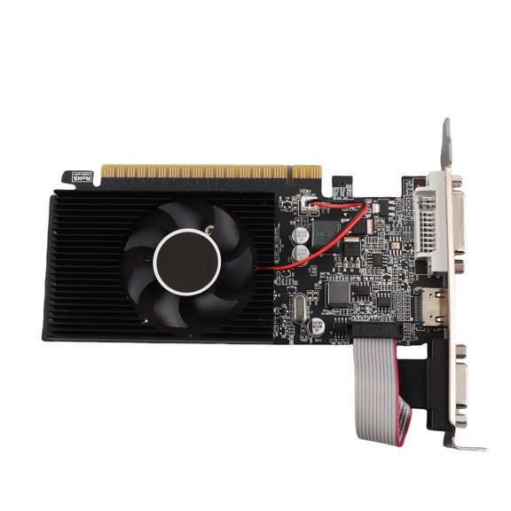 Sorven PC Graphics Card Graphics Card, Support VGA DVI Support DirectX10.1 HD Multimedia Interface GT210 1G DDR3 PC Graphics Card with Cooling Fan for Computer