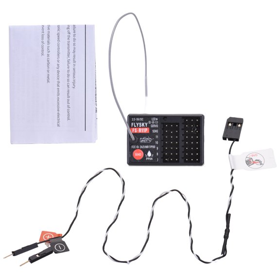Sorven PWM PPM ReceiverRc 11 Channel 2.4GHz Receiver for RC Car Boat, Long Range Radio Control Receiver with PWM PPM IBUS SBUS Output