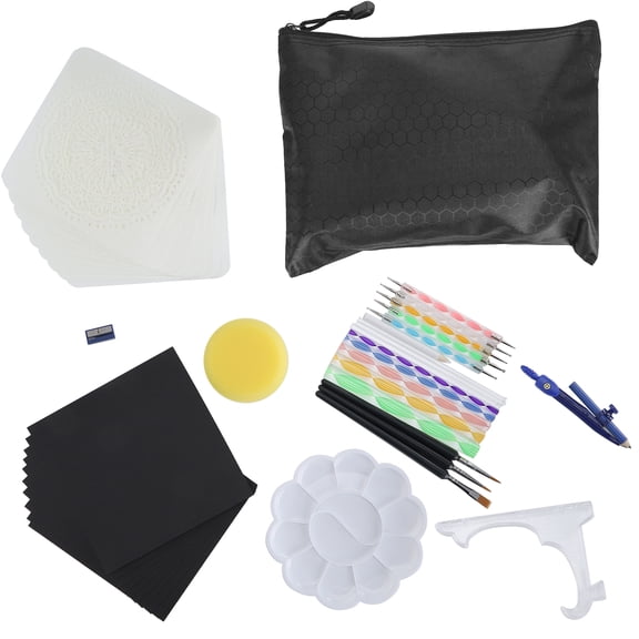 Sorven Painting Accessories Craft 43Pcs Mandala Dotting Tools Set DIY Art Template Embellishment Stick Painting Accessories