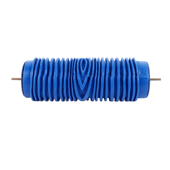 Sorven Pattern Paint Roller 5in Rubber Pattern Paint Roller Beautiful Patterns Reusable Decorative Art Texture Roller Wall Patterned Rollers Stencil Blue
